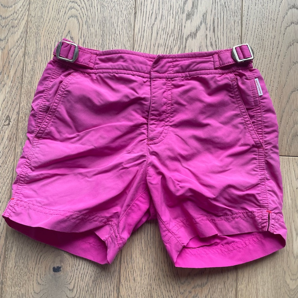 Orlebar Brown Boys Swim trunks Pink Size 6 YRS EUC